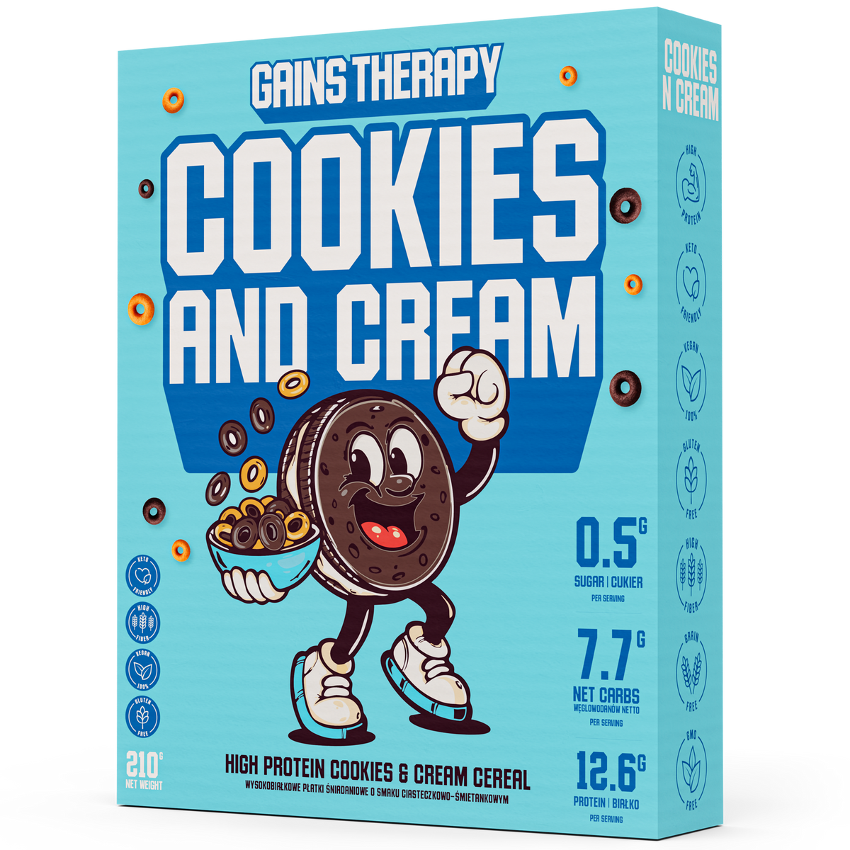 High Protein Cookies & Cream