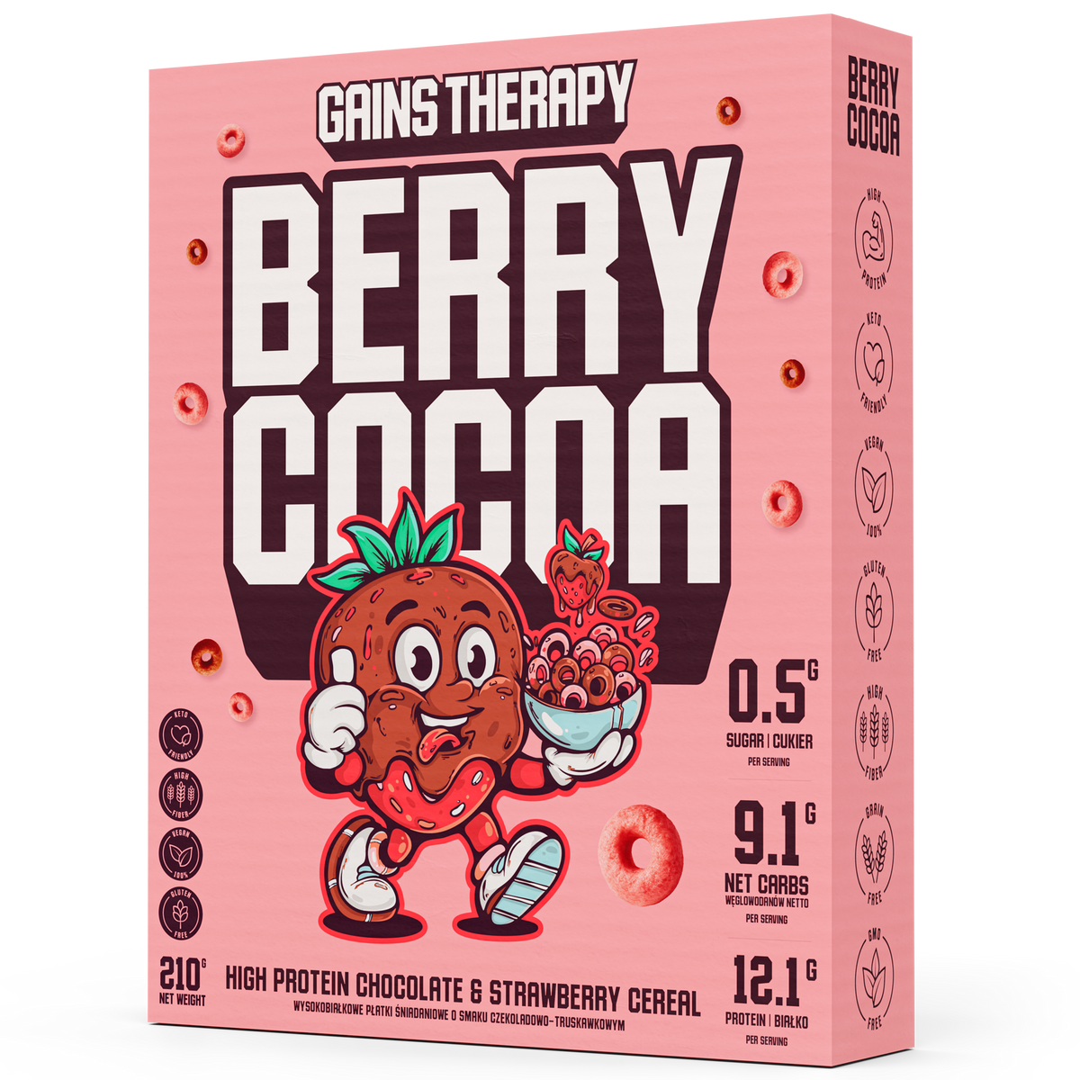 High Protein Berry Cocoa