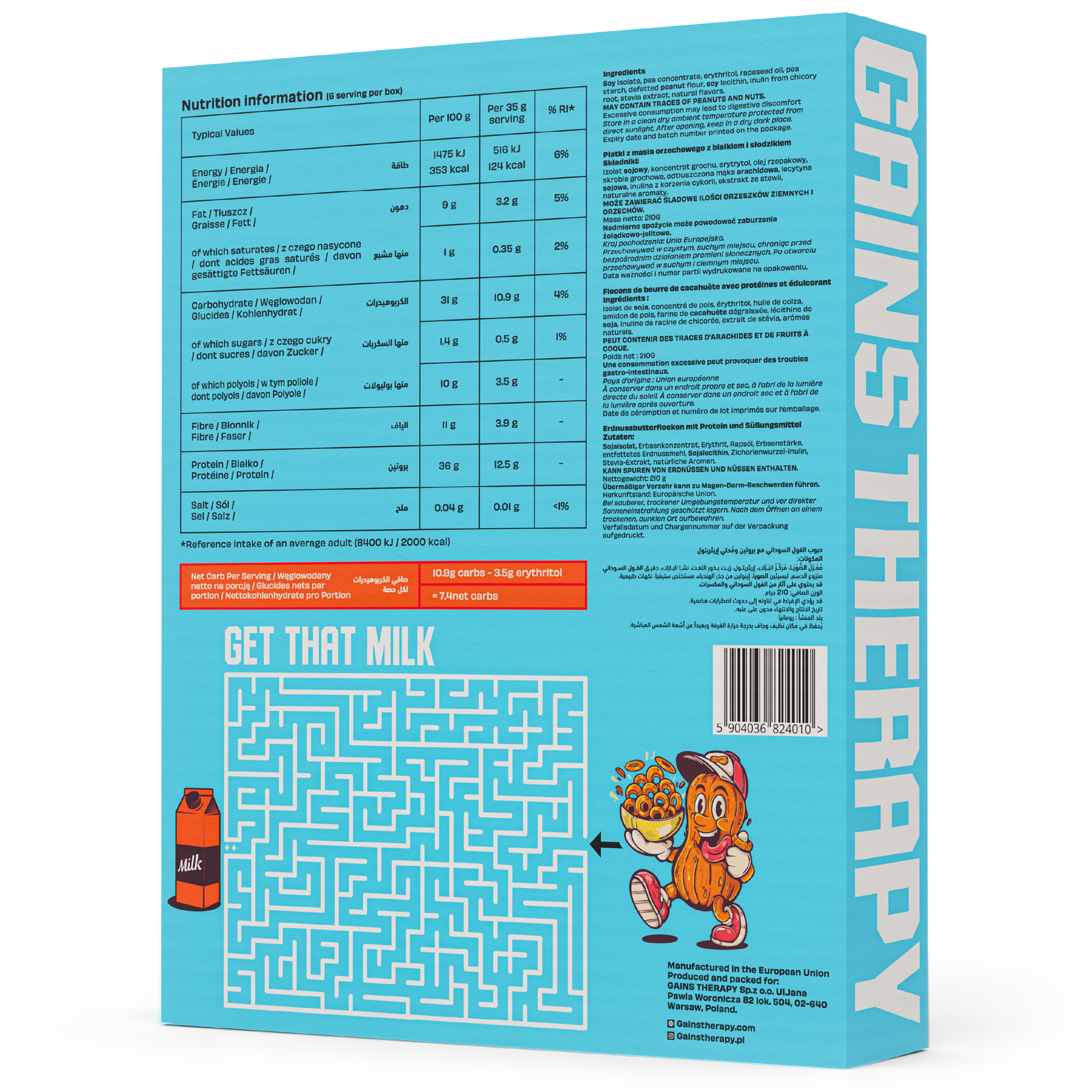 High Protein Peanut Butter Cereal